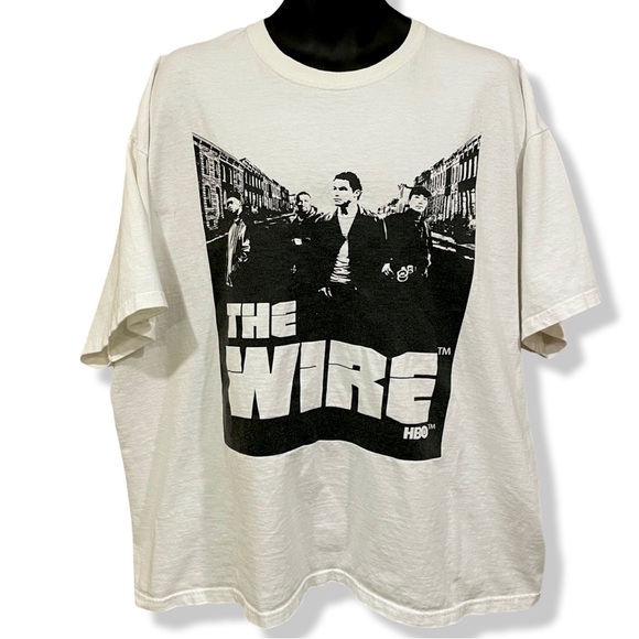 Rare 2009 HBO The Wire Tv Show Promo T-Shirt - Picture 1 of 4